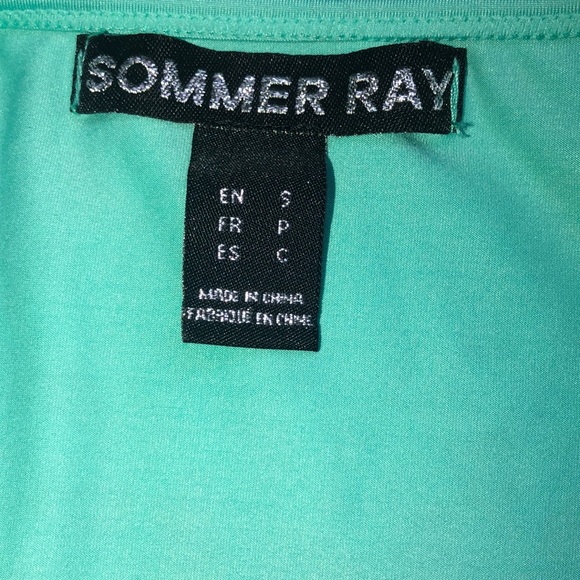 Urban Planet Turquoise Crop Top - Picture 2 of 6